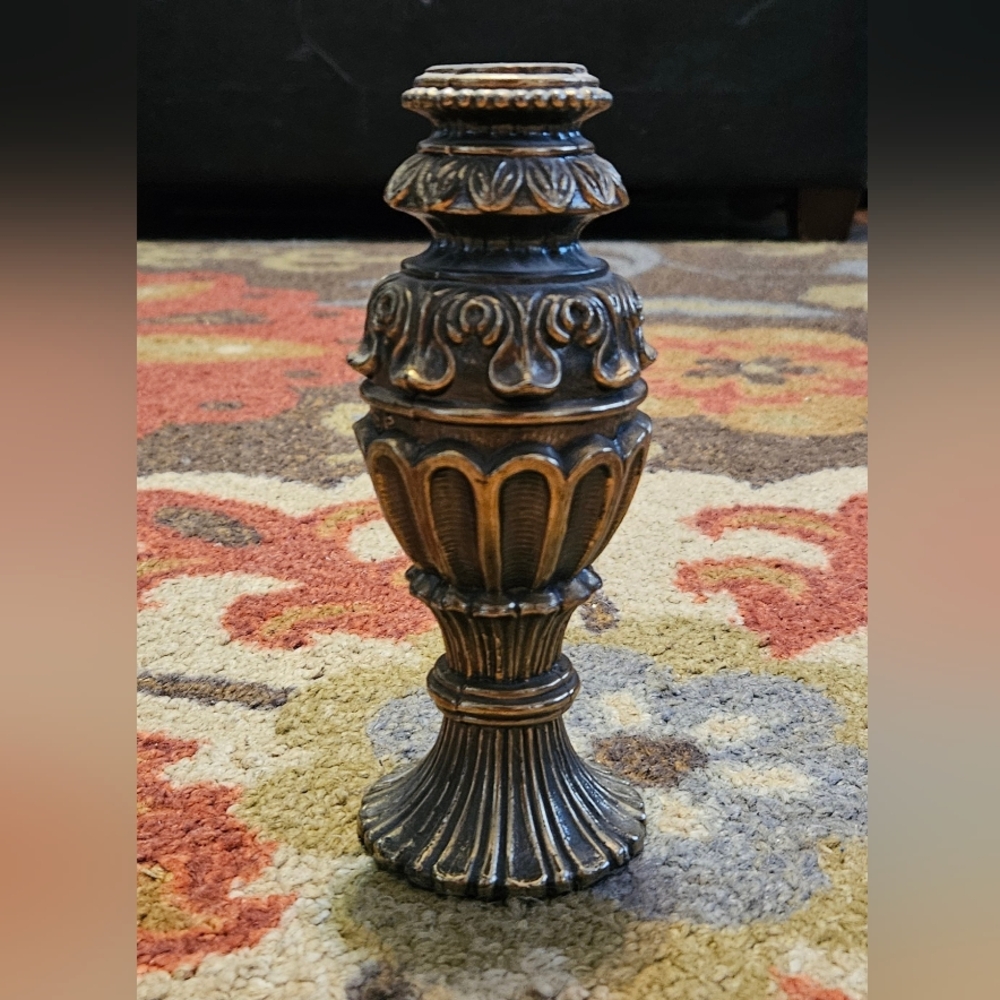 FALKENSTEIN Vintage Ornate Cast Column Table Lamp Light Spacer Neck Antique